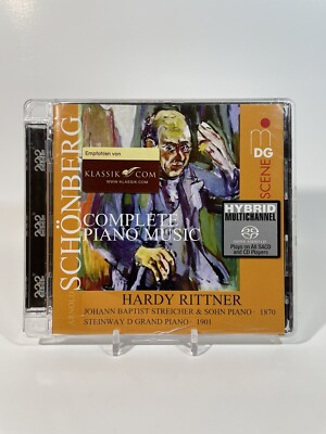 SACD: Schonberg Complete Piano Music Ritter Super Audio CD Hybrid Multichannel