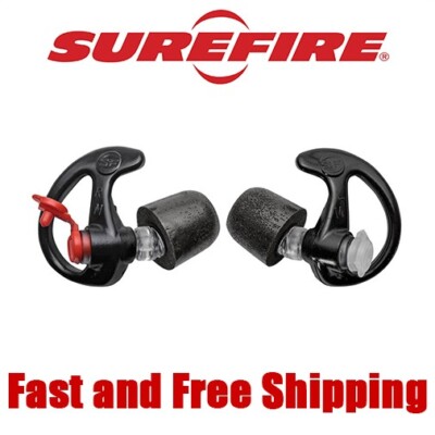 SureFire EP7 Sonic Defenders Ultra Foam-Tipped Earplugs Medium - EP7-BK-MPR