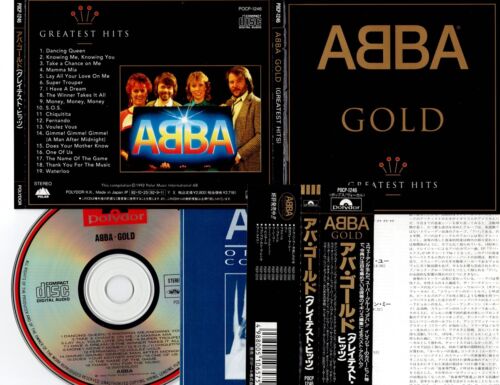 ABBA-GOLD-GREATEST HITS-1992-JAPAN-POLYDOR RECORDS POCP-1246-OBI/TWO INLAYS-CD-M