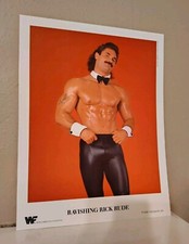 WWF Ravishing Rick Rude officially licensed 1988 Promo Photo, WWE, Near Mint