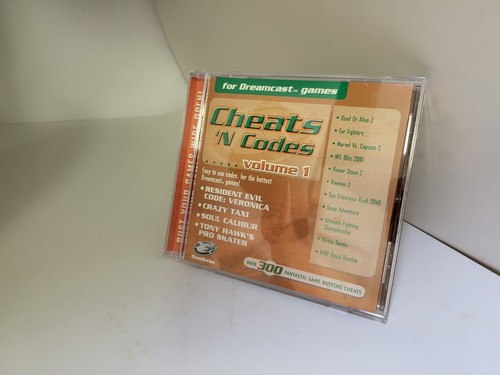 interact GameShark Cheats 'N Codes Volume 1 for Dreamcast CIB Complete imports