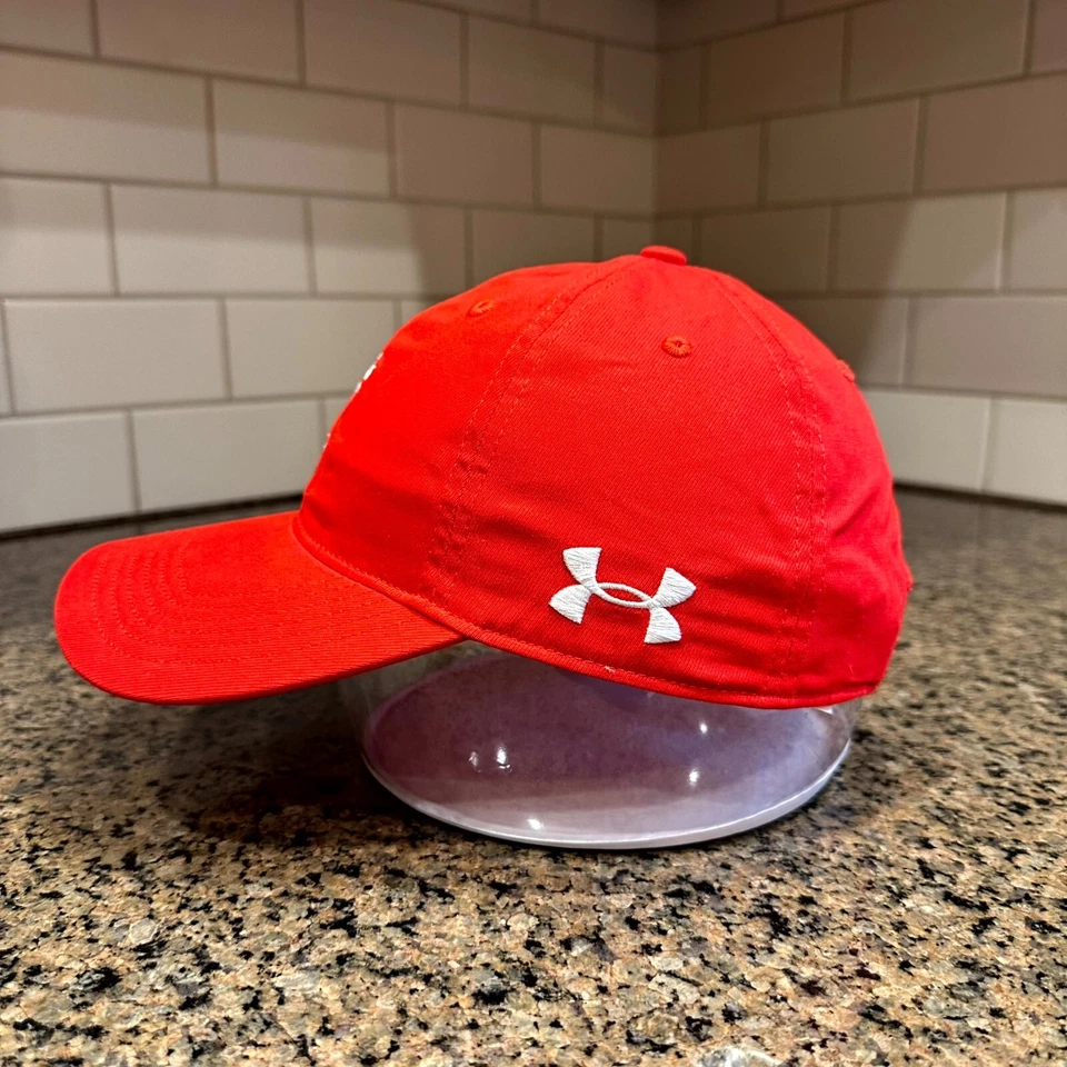 Gorra de béisbol Cincinnati Bearcats Under Armour para hombre roja ajustable con tirantes Foto 3 de 4