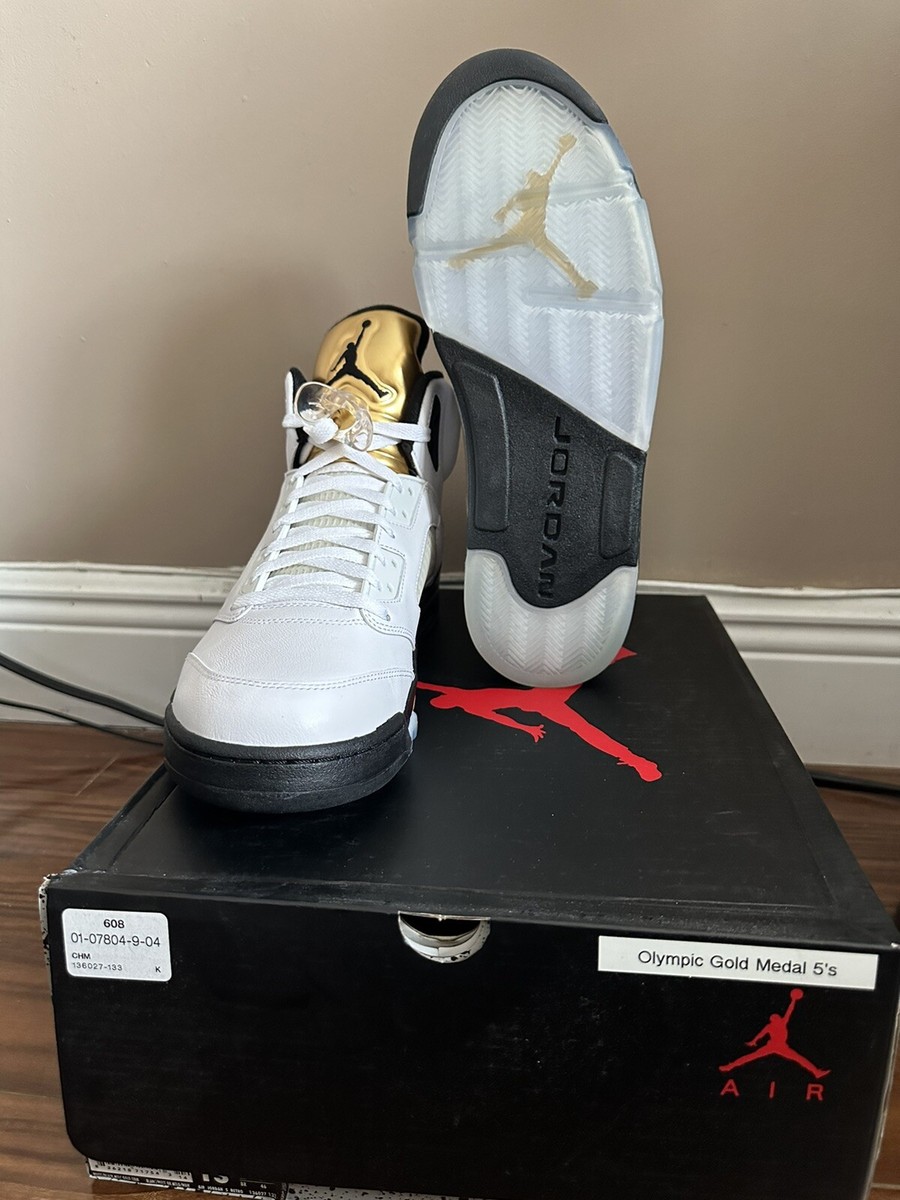 Jordan 5 Retro Olympic 2016 Air Jordan 5 Retro Olympic (2016) Size: 10.5 826218682025| eBay main image 4