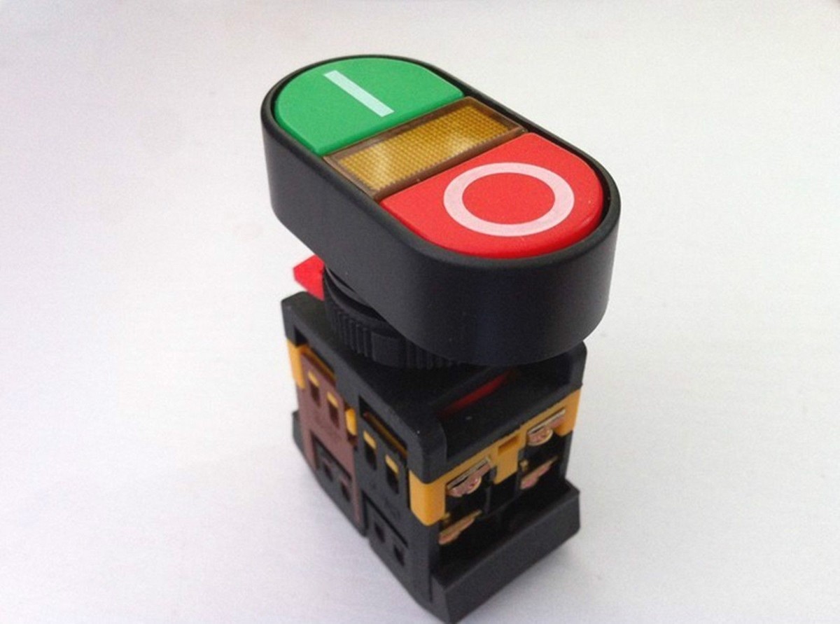 Pulsante Doppia Testa Shopcorp Con Spia Luminosa – Interruttore Start/Stop On/Off, XB2-EW8365 - Foto 4