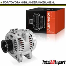 Alternator for Toyota Highlander 2001-2003 L4 2.4L 100A 12V CW 7-Groove Pulley