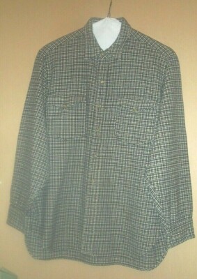 Vintage 1940's Pendleton woolen mills hounds tooth wool shirt-17 S
