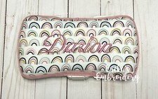 Personalized Travel Wipe Case Baby Shower Gifts Nursery Boho Rainbow