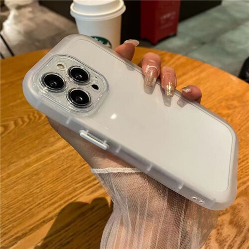 Shockproof Silicone Clear Cover Case For iPhone 11 12 13 14 15 16 Pro Max XR XS - Bild 17 von 18