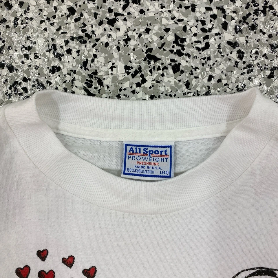 Camisa de Vaca Divertida Todo Deportiva De Colección Animales Blancos Grandes Foto 3 de 4