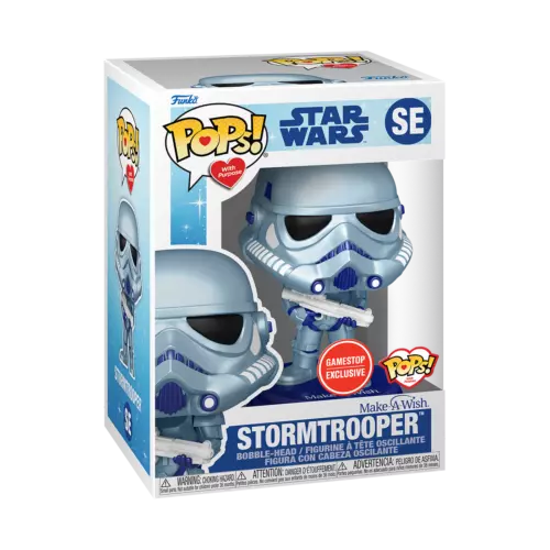 Funko Pop! Vinyl: Star Wars - Stormtrooper (Metallic) - GameStop (Exclusive)