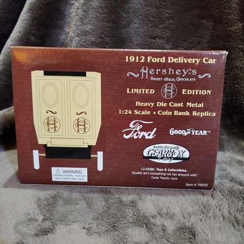 Gearbox Toys Diecast Coin Bank "Hershey's" 1912 Ford Delivery Truck Maßstab 1:24 - Bild 5 von 7