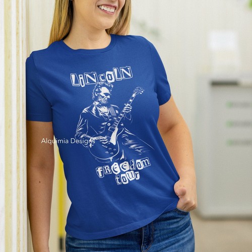 T-shirt Abraham Lincoln Freedom Tour - Foto 4 di 14