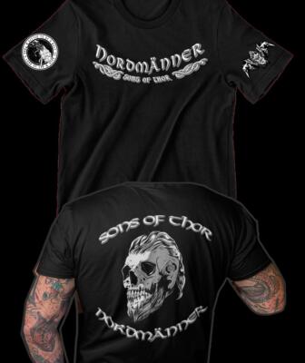 Nordmänner Sons of Thor Wodan Göttervater Odin Shirt T-Shirt Vikings A8 - A9