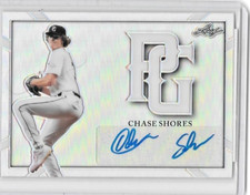2021 Leaf Perfect Game Metal CHASE SHORES Rainbow Silver Autograph RC Rookie 1/1