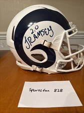 Jalen Ramsey Signed Los Angeles Rams Full Size Authentic White Matte Helmet