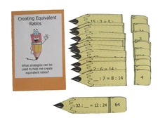 Teacher Made Math Center Learning Resource Game Creating Equivalent Ratios