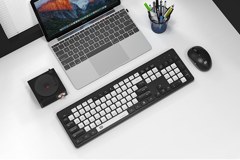 2.4G Wireless Keyboard and Mouse Set for Home Office Noteboo