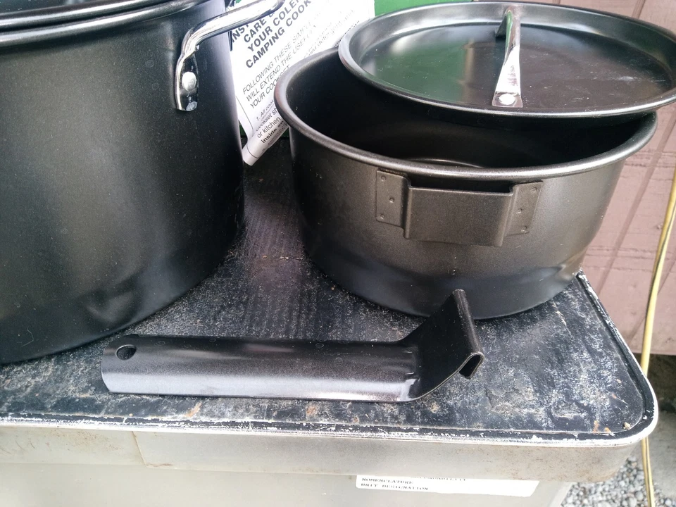 Coleman 6 Piece Cookset Non Stick Camping Pots Frying Pan Cook Set - Image 2 of 4