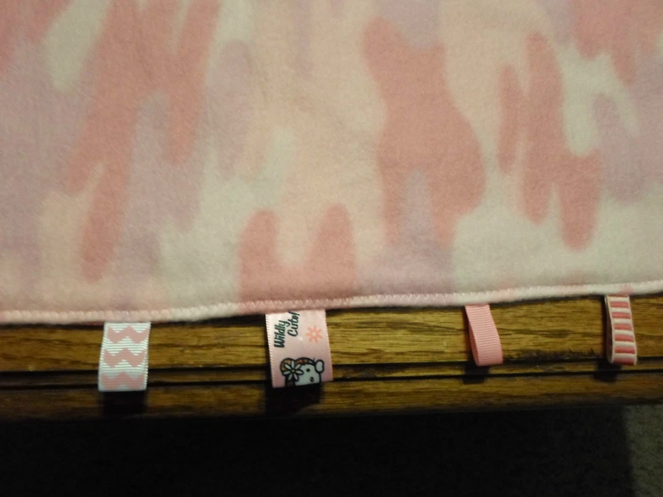 Camuflagem quadrada feita à mão estimulação taggie segurança sensorial enrugamento bebê - Imagem 2 de 3