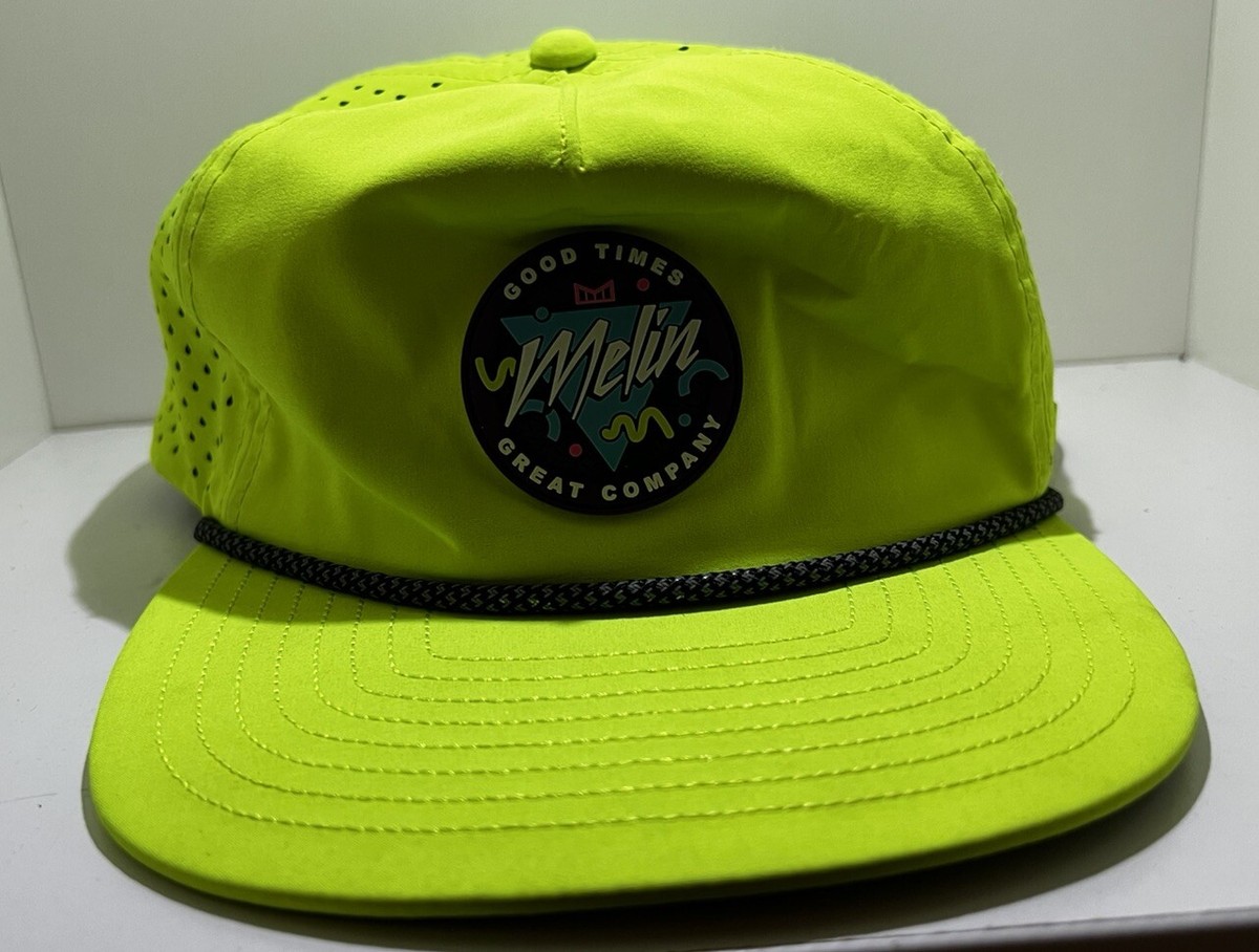 Melin Neon Yellow SnapBack Hydro Hat Size 60cm