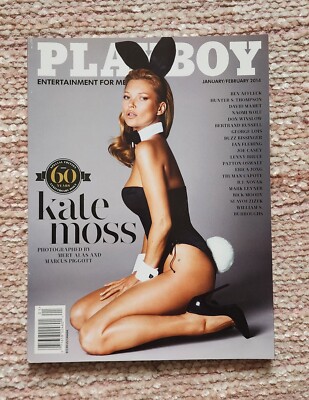Playboy jan/feb 2014 Kate　Moss Playboy Magazine Jan/Feb 2014 60th Anniversary Edition Kate Moss