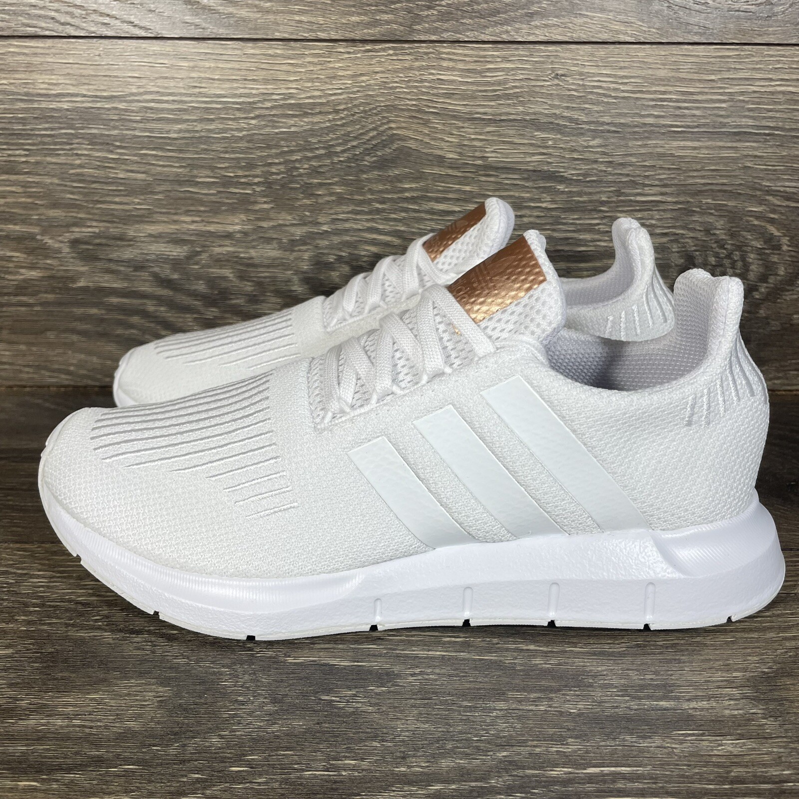 adidas Women's Swift Run White Athletic Running Shoes Sneakers Trainers