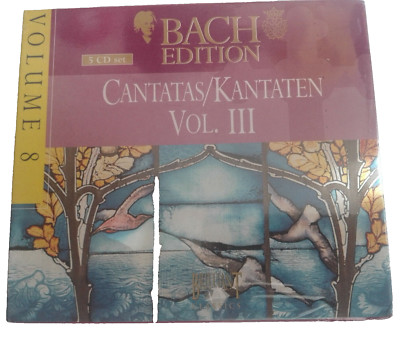Bach, Cantatas, Kantaten, 1999  5 CD Box Set, Brilliant, Classics, NEW SEALED 