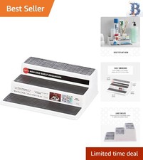 Stylish 10-Inch 3-Tier Spice Organizer - Perfect for Cabinets & Countertops