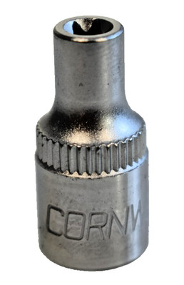 Cornwell Tools CBSE50 E5 TORX External Star Shallow Socket 1/4'' Drive Chrome