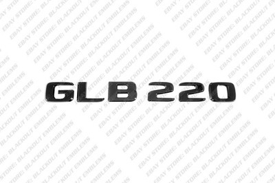 Brand New Gloss Black Trunk Emblem Badge Letters for Mercedes-Benz GLB220 X247