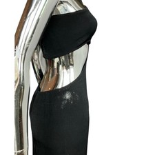 Vintage Black 90s Spandex Dress