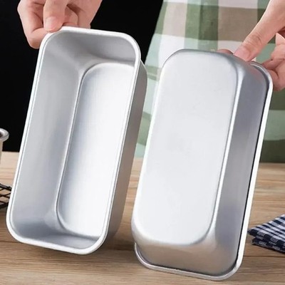 Aluminiumlegierung 20 cm Rechteckig Brotformen 2 Stück Antihaft Toast Backformen