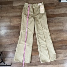 NWT 70s VINTAGE Maverick Automatics Boot Flare Pants Womens 18 USA 39B8
