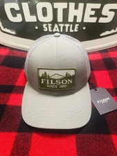 FILSON MESH SNAP-BACK LOGGER CAP 20218799 FOLIAGE SCENIC HAT BAG NEW WITH TAGS