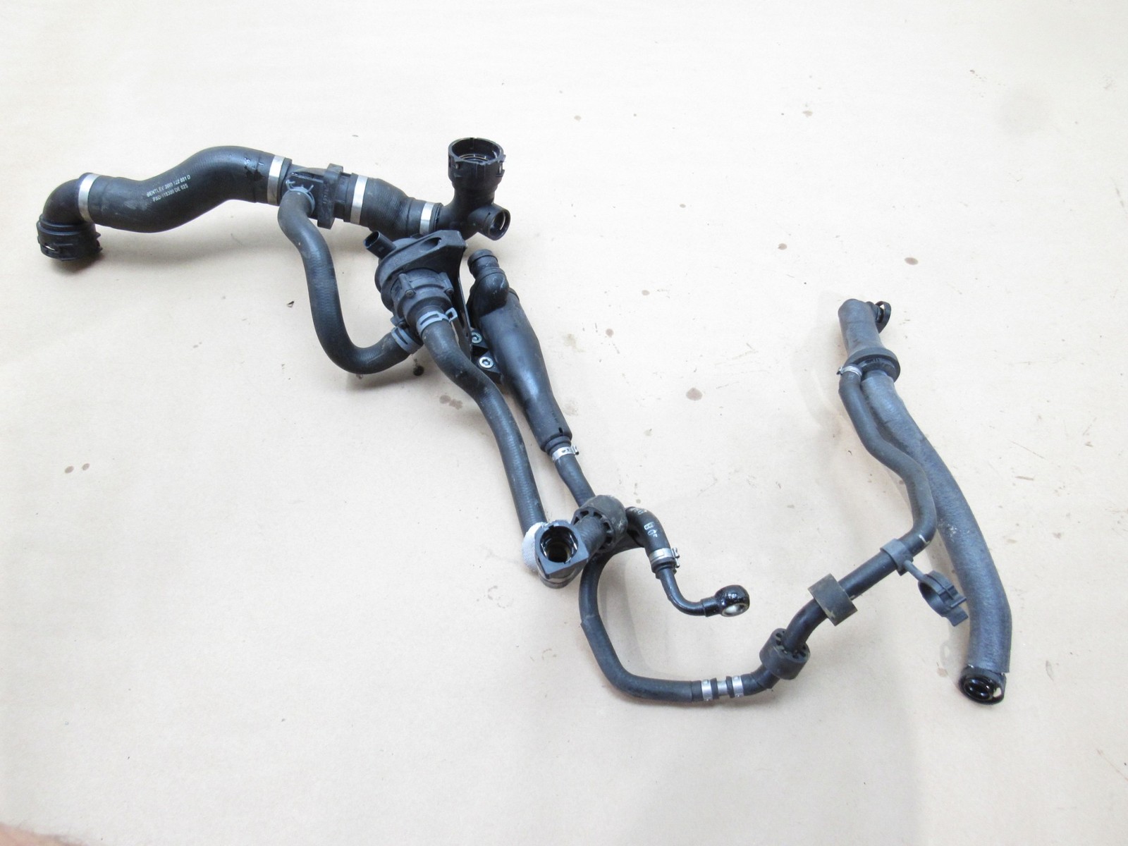Bentley Continental GT 2012 Coolant Water Pump Pipe Line Hose Tube Set 11-18 ;#3
