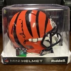 Ja'Marr Chase Autographed Cincinnati Bengals Speed Mini Football Helmet Beckett