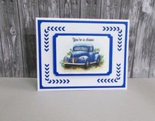 Craft Kit Birthday Old blue truck Youre a cla...