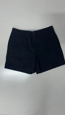 Tommy Hilfiger Shorts Size 4 Chino Womens Flat front Black 100% Cotton - Image 1 of 4