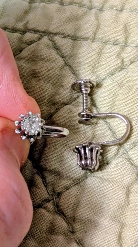 Vintage Costume Jewelry Earrings Studs Screwback