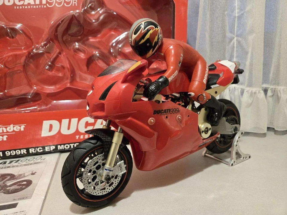 Thunder Tiger Ducati 999R Rc мотоцикла 1/5 масштаб электрический радио управления велосипед - Изображение 4 из 4