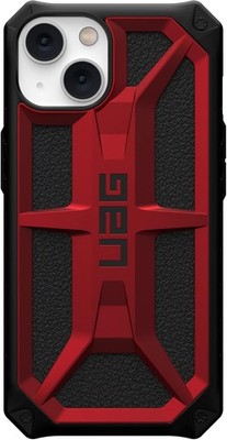 UAG iPhone 14 Plus Hülle Monarch Serie Robust MagSafe Stoßfest Rot Purpurrot