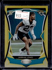 2024 Panini Certified Jarrian Jones Rookies RC Gold Mirror Rookie #/25 Jaguars