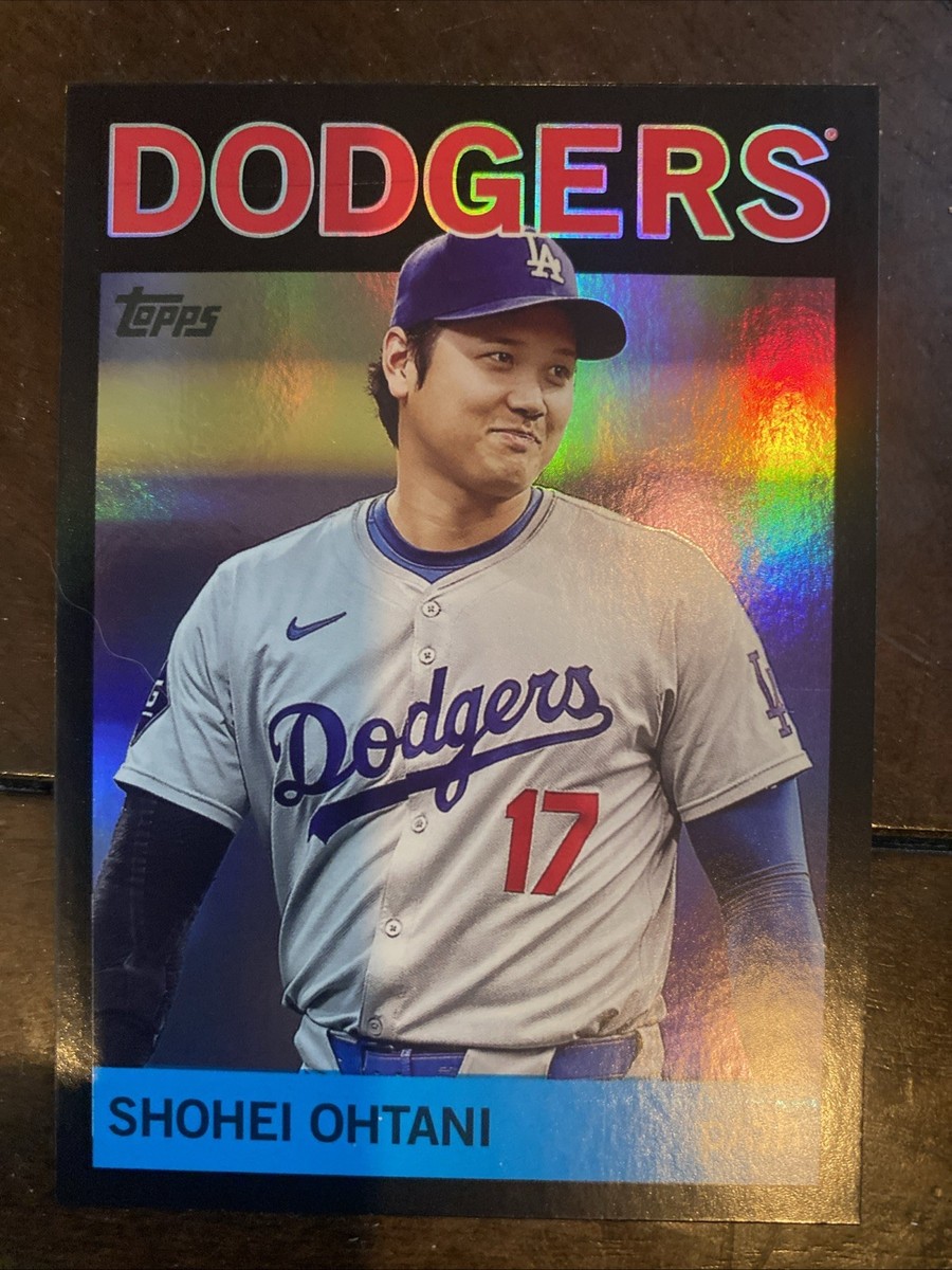 2025 Topps Archives SHOHEI OHTANI #17 BLACK FOIL FOILBOARD LA