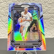 2023 Panini Prizm WNBA Kadi Sissoko #144 Silver Hyper SP - Mercury