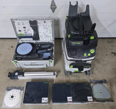 Festool Drywall Vac & Sander Bundle - CT 36 E AC, Planex LHS 225 EQ-Plus/SW
