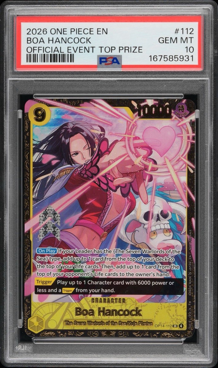 2026 One Piece Regional Championship Promos #112 Boa Hancock Top