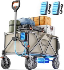 Litheli Elektrowagen Bollerwagen faltbar, Han...
