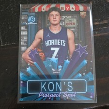Topps 2025 Bowman Chrome Hobby Stars Kon Knueppel Charlotte Hornets Insert HS-7