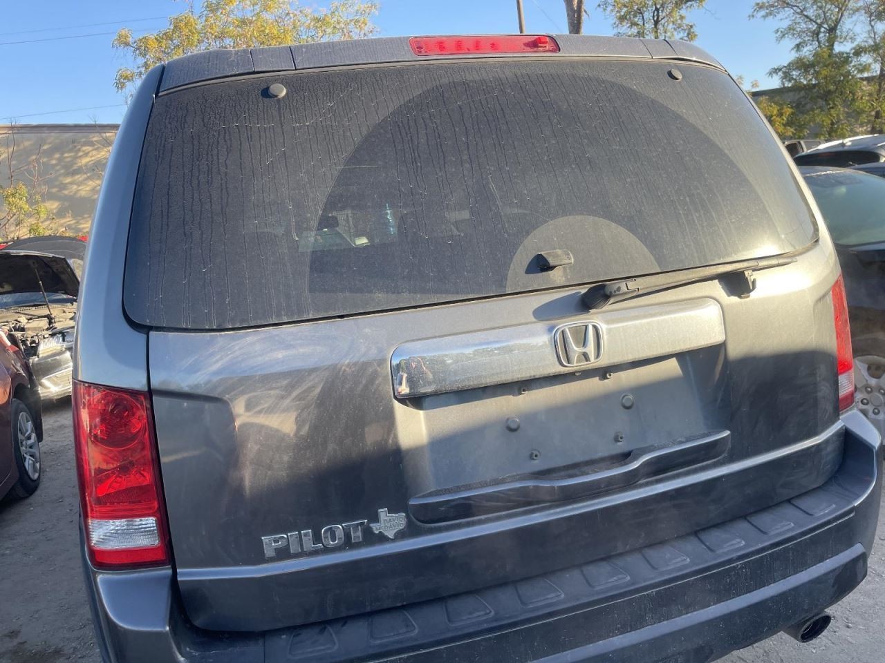 2009-2015 HONDA PILOT EXL Rear Trunk Hatch Lid Liftgate NH737 Gray Camera 998124