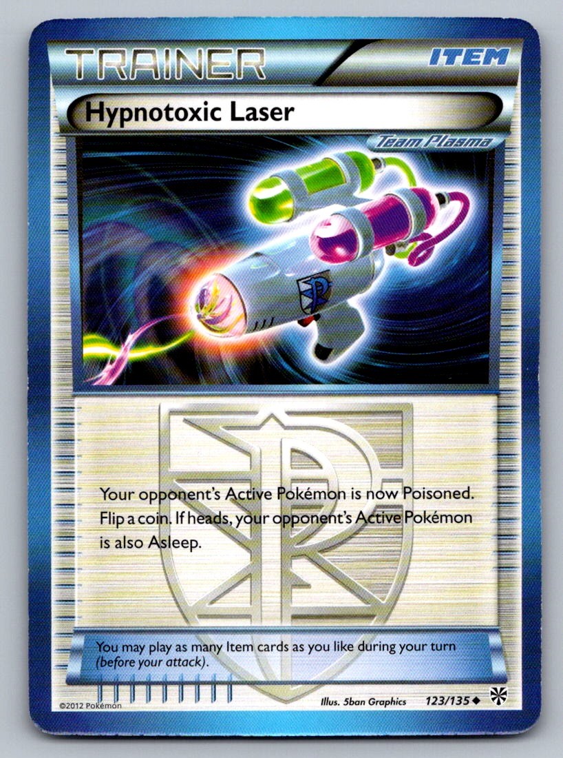 Hypnotoxic Laser 123/135 UC Plasma Storm Pokemon NM/M